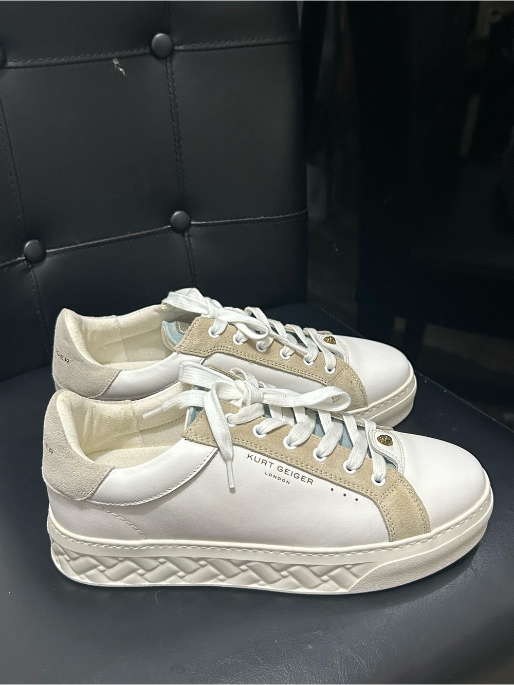 Kurt Geiger London Womens 40
Kensington Leather/Suede
Platform Cupsole Sneaker
